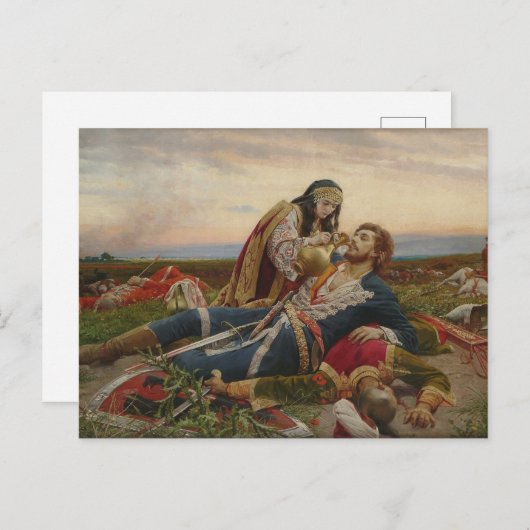 Kosovka Devojka Urosa Predica - De Maagd van Kosov Feestdagenkaart (Voorkant / Achterkant)