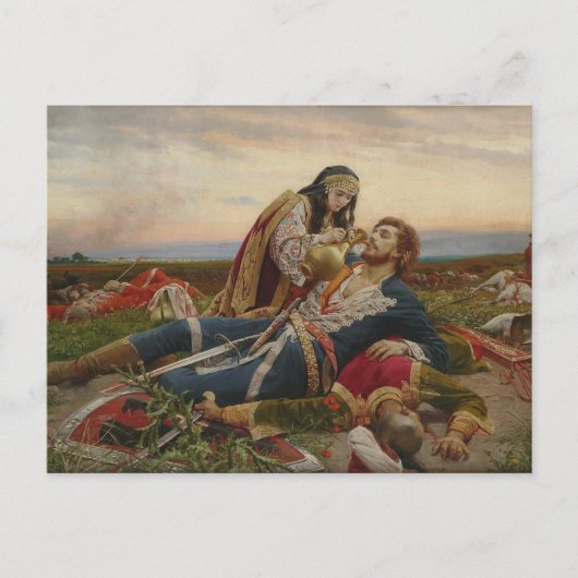 Kosovka Devojka Urosa Predica - De Maagd van Kosov Feestdagenkaart (Voorkant)