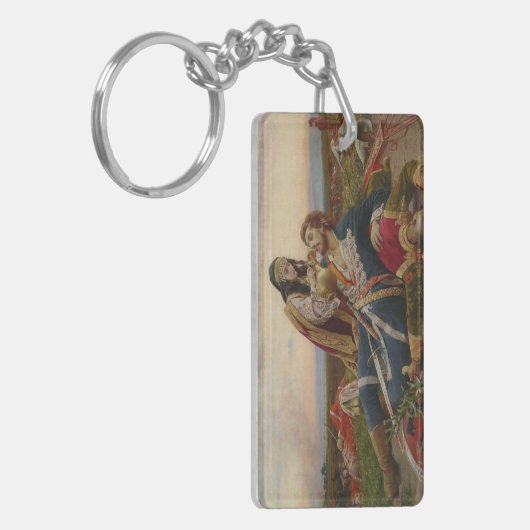 Kosovka Devojka Urosa Predica - De Maagd van Kosov Sleutelhanger (Voorkant Links)