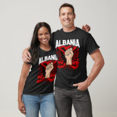 Kosovo Albanië Tirana Flag Double Eagle T-shirt (Unisex)