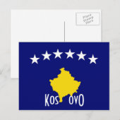 Kosovo-briefkaart Briefkaart (Voorkant / Achterkant)