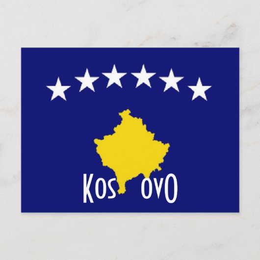 Kosovo-briefkaart Briefkaart (Voorkant)