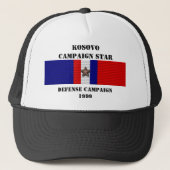 KOSOVO DEFENSE CAMPAIGN TRUCKER PET (Voorkant)