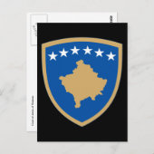 kosovo embleem briefkaart (Voorkant / Achterkant)