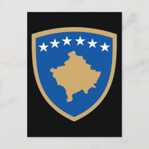 kosovo embleem briefkaart