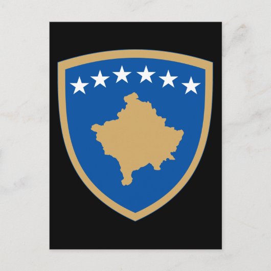 kosovo embleem briefkaart (Voorkant)