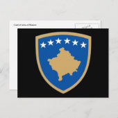 kosovo embleem briefkaart (Voorkant / Achterkant)