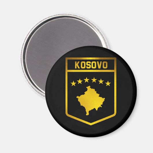 Kosovo Emblem Magneet (Voorkant / Achterkant)