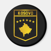 Kosovo Emblem Magneet (Voorkant)