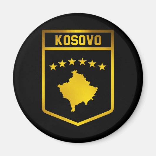 Kosovo Emblem Magneet (Voorkant)
