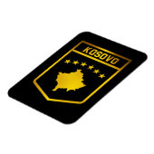 Kosovo Emblem Magneet (Linkerzijde)