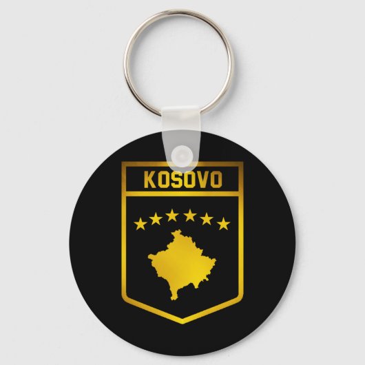 Kosovo Emblem Sleutelhanger (Voorkant)