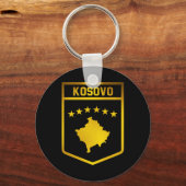 Kosovo Emblem Sleutelhanger (Voorkant)