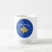 Kosovo Flag Travel Mug Koffiemok (Center)