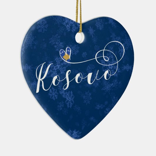 Kosovo Heart, Ornament met kerstbomen, Kosovo (Rechts)