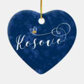 Kosovo Heart, Ornament met kerstbomen, Kosovo (Achterkant)