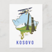 Kosovo kaart (Voorkant)