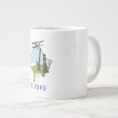 Kosovo kaart grote koffiekop (Voorkant rechts)