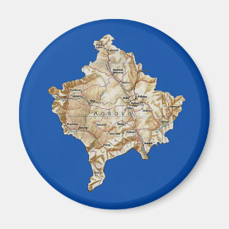 Kosovo Kaart Magneet