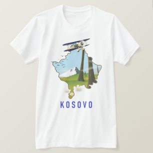 Kosovo-kaart T-shirt