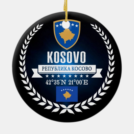 Kosovo Keramisch Ornament (Achterkant)