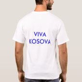 Kosovo Kosova T-shirt (Achterkant)