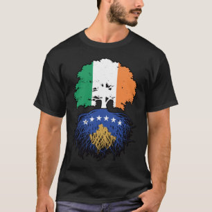 Kosovo Kosovar - Iers - bomen - vlag T-shirt