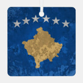 Kosovo Metalen Ornament (Achterkant)
