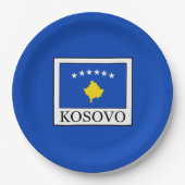 Kosovo Papieren Bordje (Voorkant)
