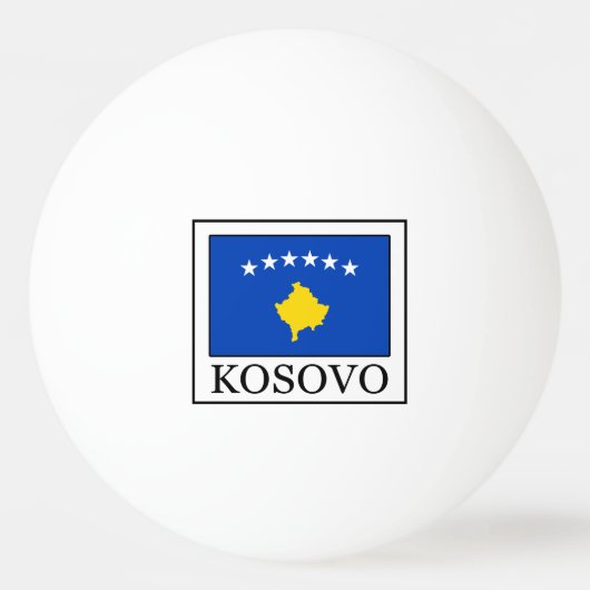 Kosovo Pingpongbal (Voorkant)