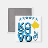 Kosovo Pride Magneet (Voorkant / Achterkant)