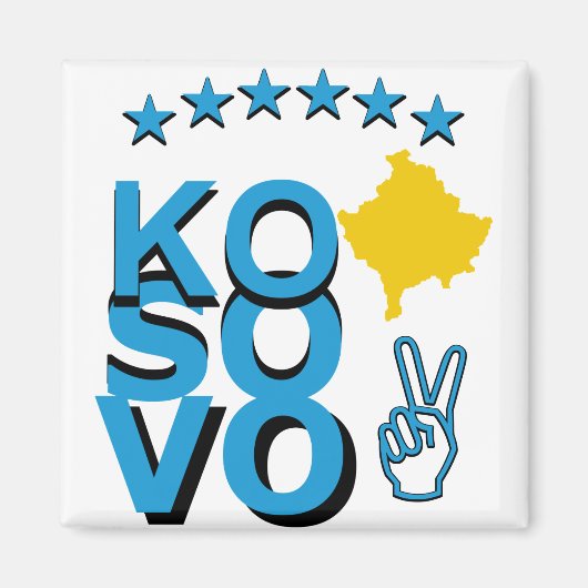 Kosovo Pride Magneet (Voorkant)