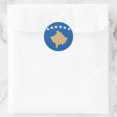 kosovo ronde sticker (Tas)
