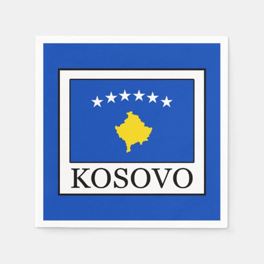Kosovo Servetten (Voorkant)