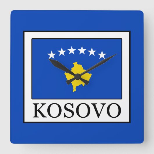 Kosovo Vierkante Klok (Voorkant)