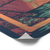 KOSOVO: Vintage reizen Adverteren Poster (Hoek)