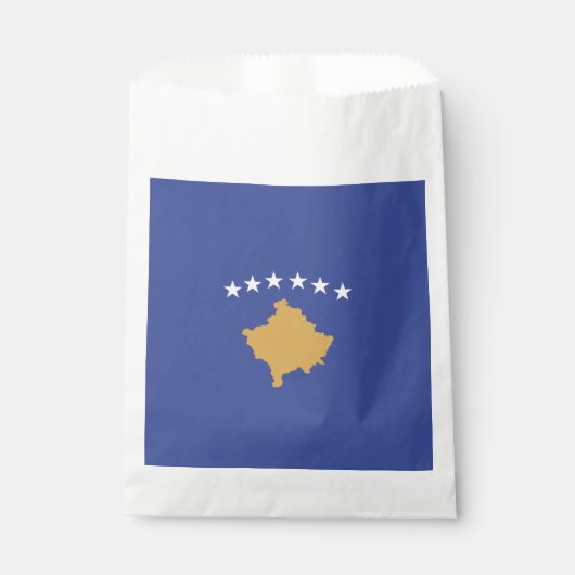 Kosovo vlag bedankzakje (Voorkant)