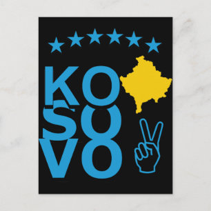 KoSoVo-vlag Briefkaart
