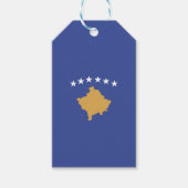 Kosovo vlag cadeaulabel (Voorkant)