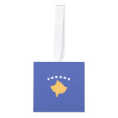 Kosovo vlag decoratie (Voorkant)