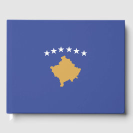 Kosovo vlag gastenboek