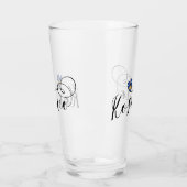 Kosovo Vlag hart, ik hou van Kosovo, Kosovo Glas (Links)