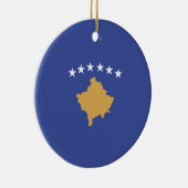Kosovo vlag keramisch ornament (Rechts)