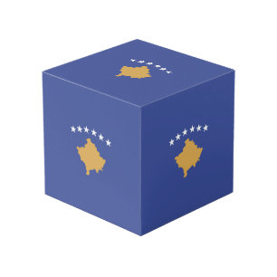 Kosovo vlag kubus