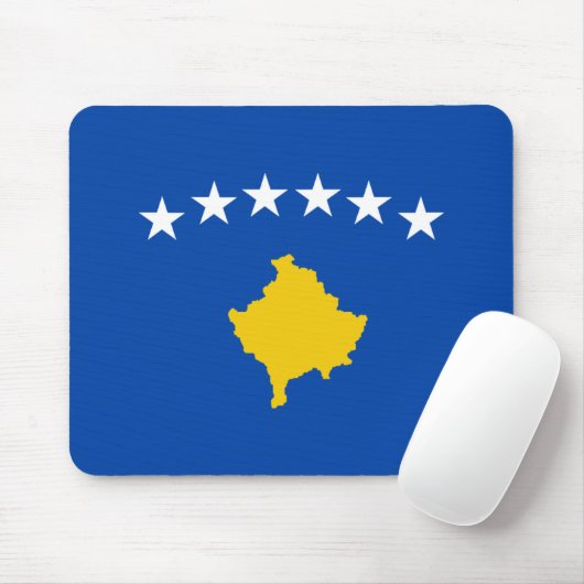 Kosovo-vlag Mousepad Muismat (Met muis)
