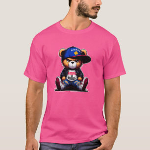 KOSOVO Vlag Patriottische Teddybeer Trotse Albanes T-shirt