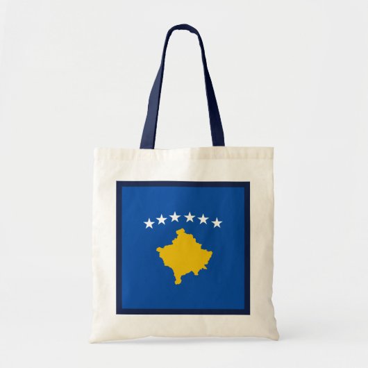 Kosovo-vlag Tote Bag (Voorkant)