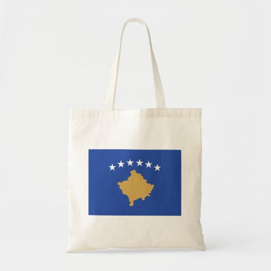 Kosovo-vlag Tote Bag (Voorkant)