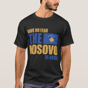 Kosovo, vlag van Kosovo, vlag van Kosovo. T-shirt