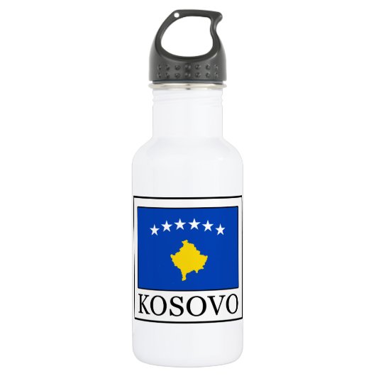 Kosovo Waterfles (Voorkant)